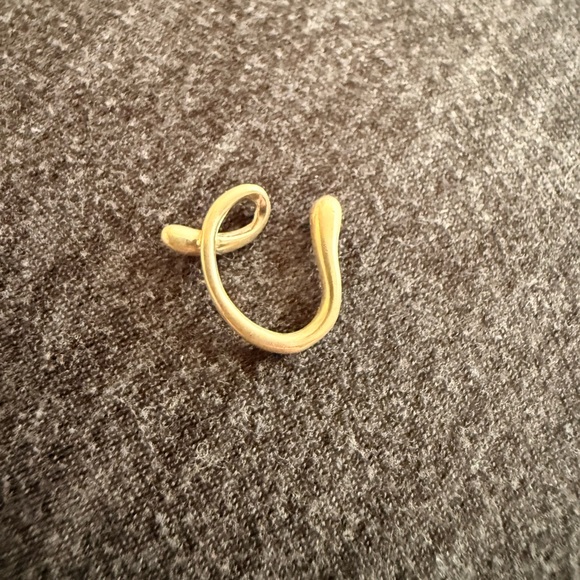 Tiffany & Co. Jewelry - Authentic Tiffany & Co. Elsa Peretti Sterling Silver “V” Initial Pendant